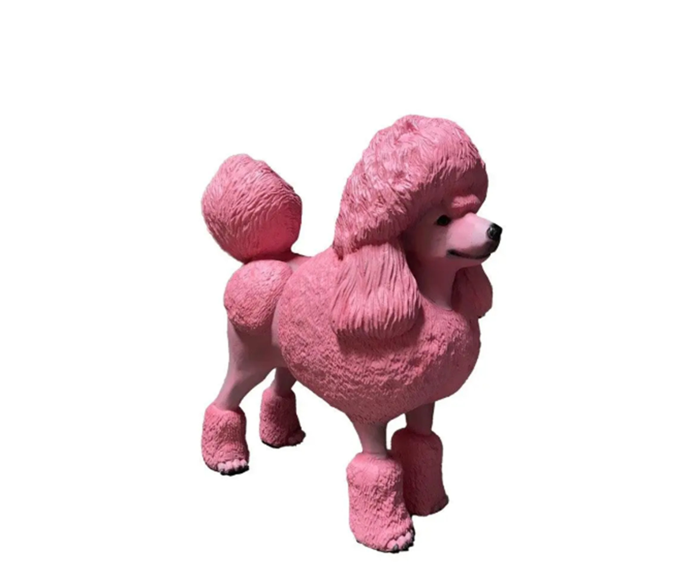 Wildon Home® Dervo Pink Poodle Life Size Dog Statue | Wayfair